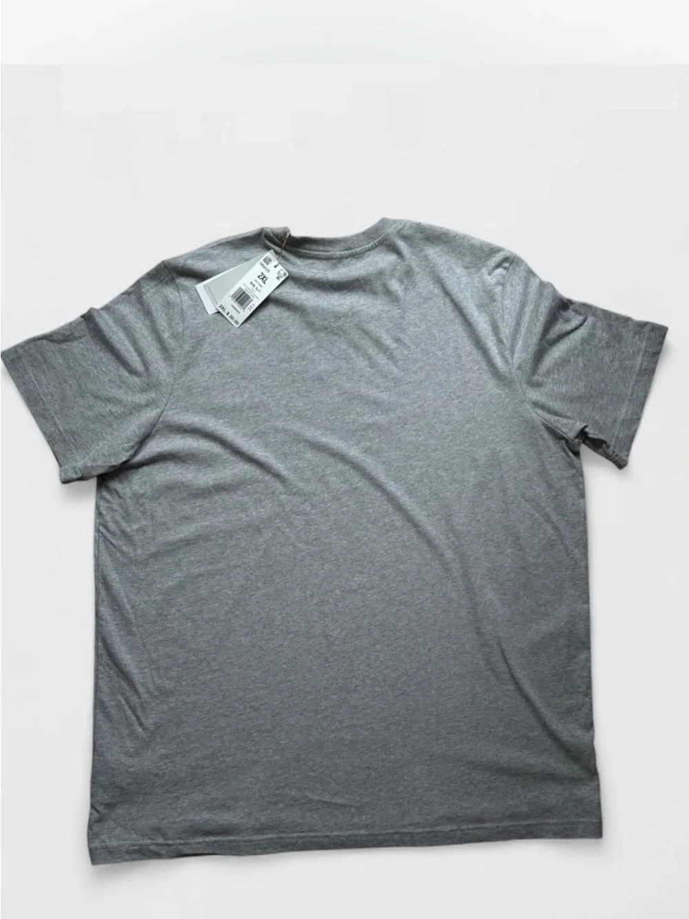 Adidas Men's Gray Crew Neck T-Shirt